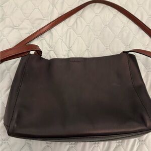 Brown Leather Shoulder Bag